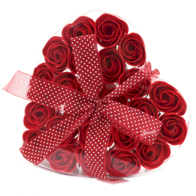 24 Darab Szappanvirág Együttes - Piros Rózsák